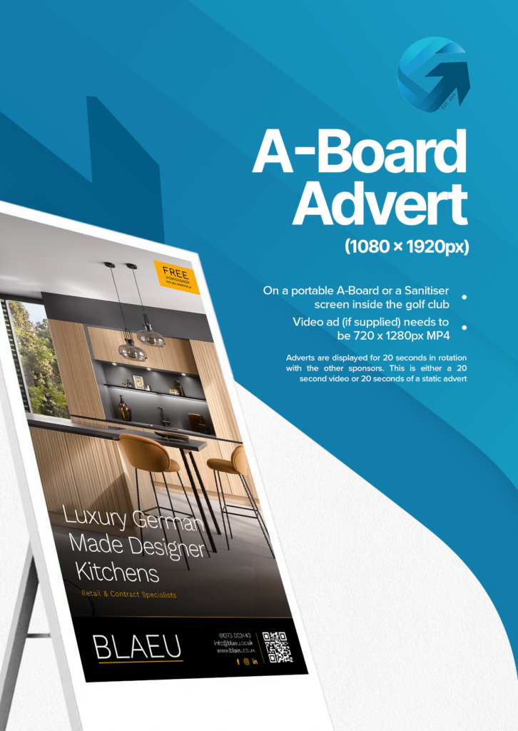 a board advert